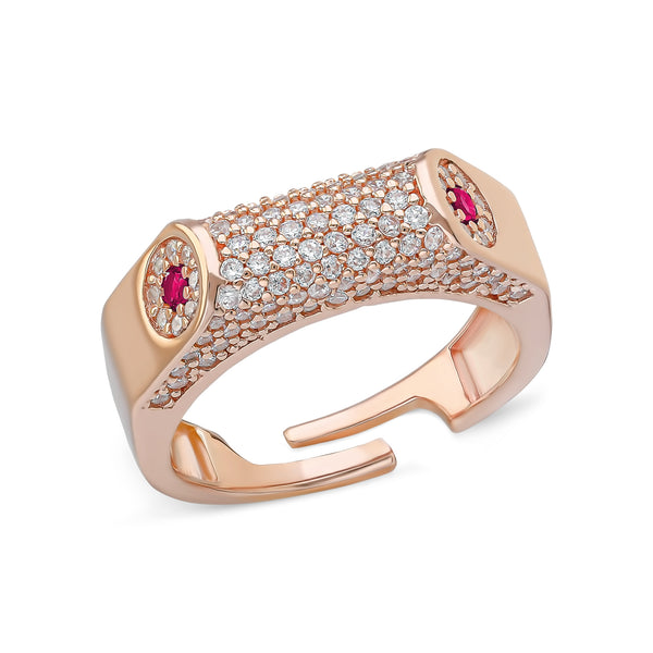 RING ANNA HOT PINK CLASSIC