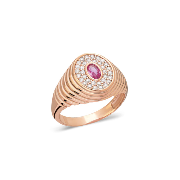 RING Cleopatra HOT PINK