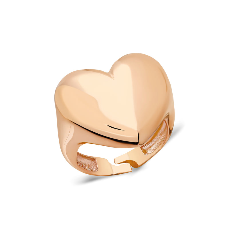 RING HEART ROSE GOLD LIMITED