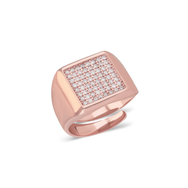 RING JULIAN WHITE ROSE GOLD