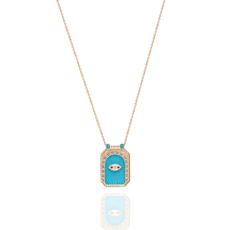 MY JOLIETTE LONG NECKLACE AQUA